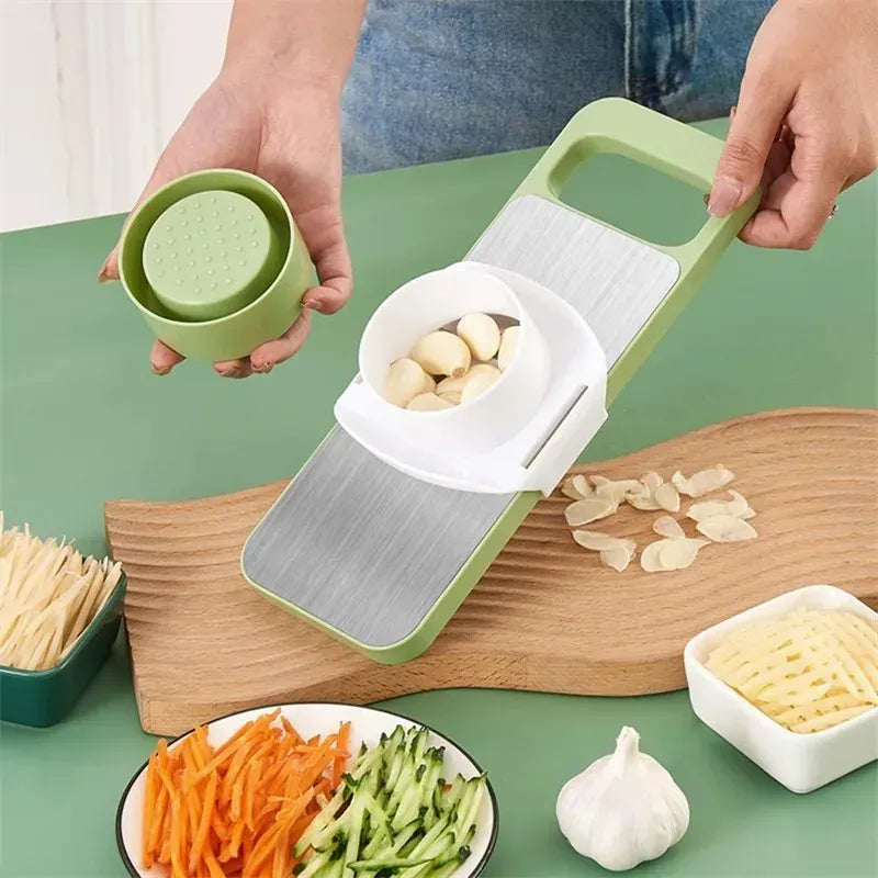 5-in-1 Multifunctional High-Quality Vegetable & Fruit Slicer With Five Changeable Blades